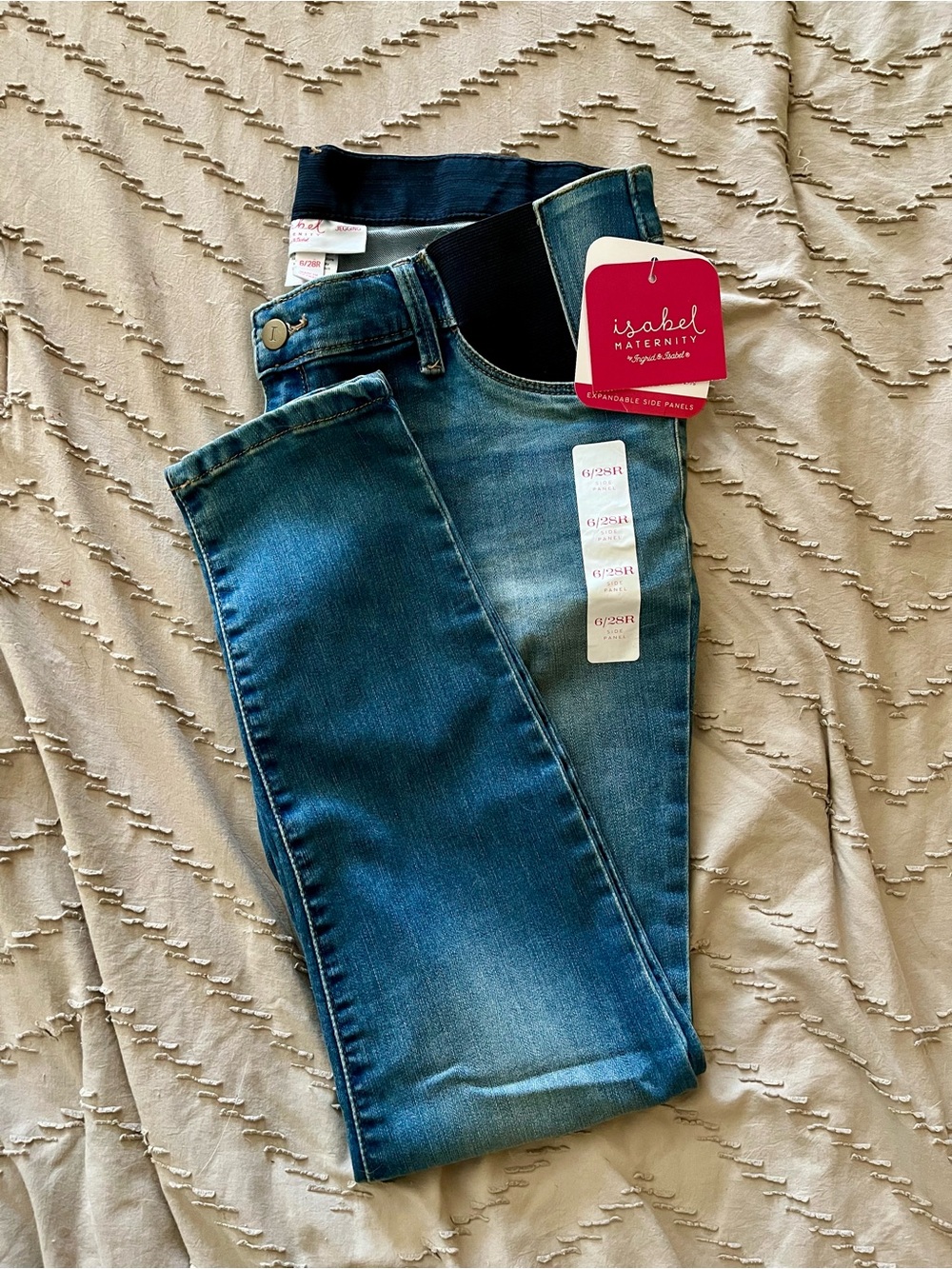 Isabel Maternity by Ingrid & Isabel Medium Blue Skinny Maternity Jeggings